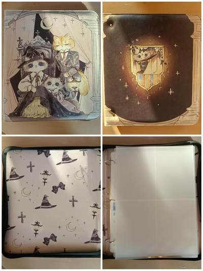 春节前倒数第三场！！龙虎卡牌-七三场（满200元包邮，无佣金，每周六结拍，欢迎送拍） - 萌猫家A4卡册 (内附 两挡板+35张卡页)