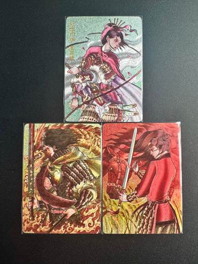 NO.22 好又多金牌大场，年前倒数第3期！每周一站式配齐，方便凑单！（周6晚9点截拍，卖家送拍0抽成！） - 【182/200编】超吉梦 七侠五义特卡 白影手绘复刻 扈三娘+赵云+花木兰 粗闪3张