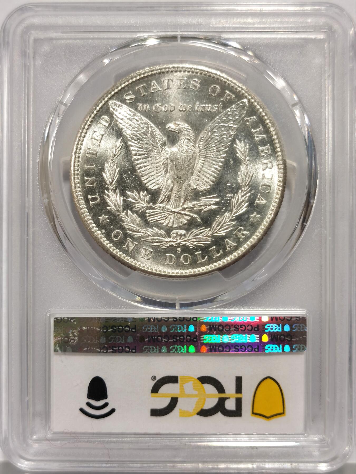 博洋堂世界钱币拍卖第158期（全场包邮） PCGS MS64 美国1890 S 摩根 麦稀奇首见 高分稀有品种 打制完美 车轮转光 收藏佳品 PCGS指导价2443