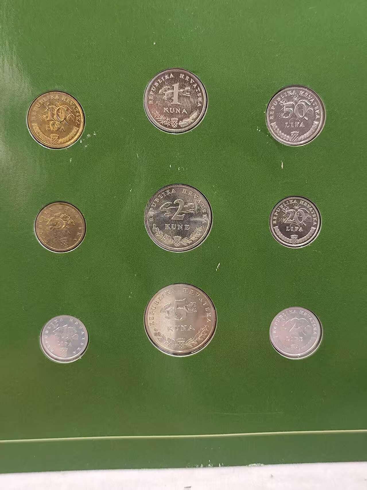 G&W世界散币，银币处理专场（第44场） 富兰克林-克罗地亚9枚套