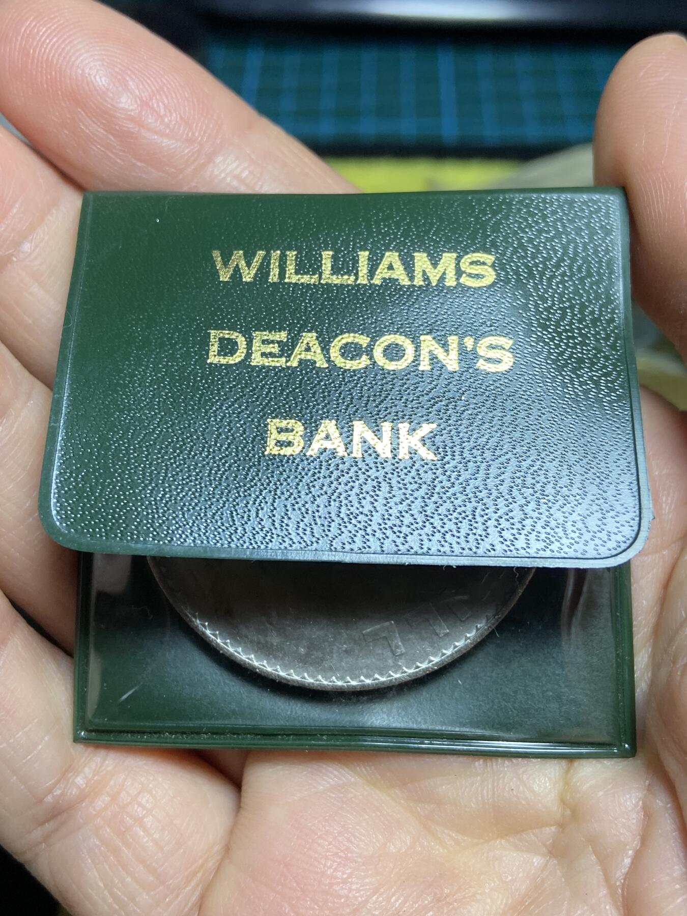 2026年第十四场(总第一百八十三场）外国好品散币场(免佣金) 威廉姆斯·迪肯银行原装全新–英国🇬🇧1965年1克朗(丘吉尔逝世纪念币)