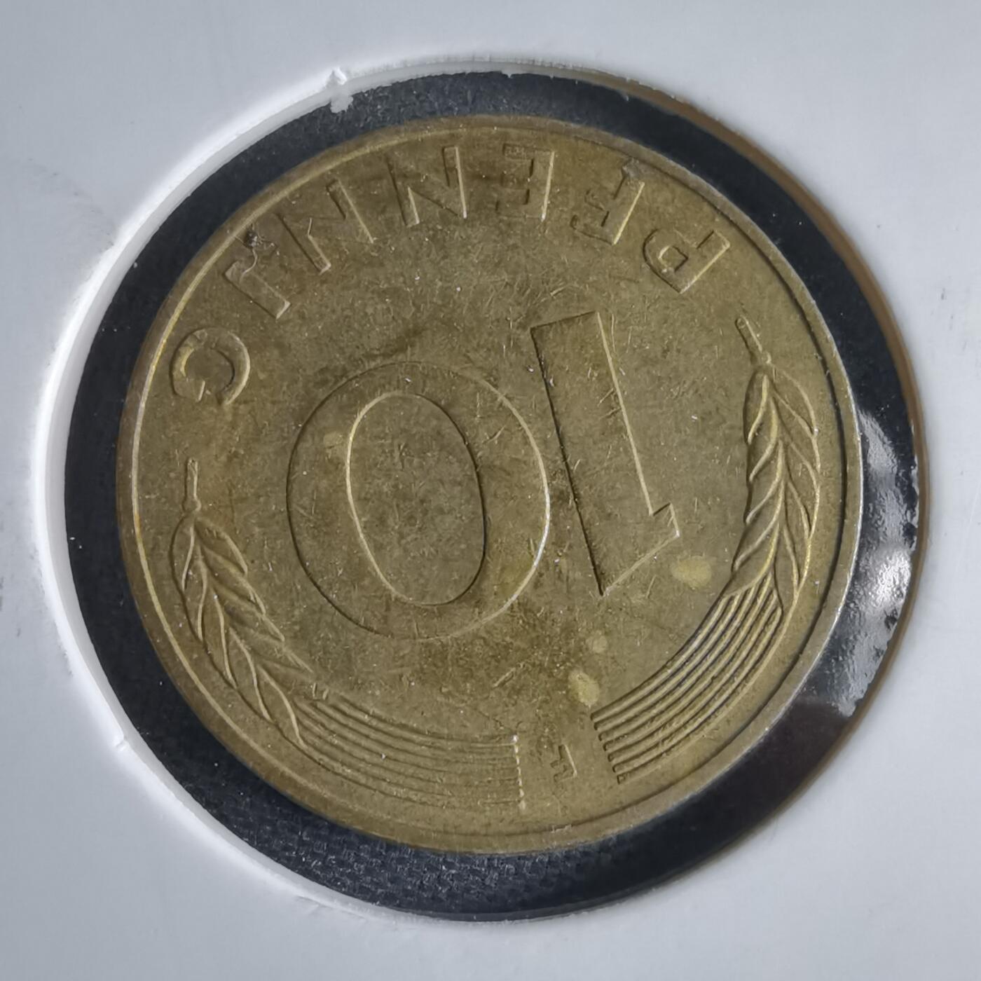 沼泽如烟--第969场 德国1989年10芬尼