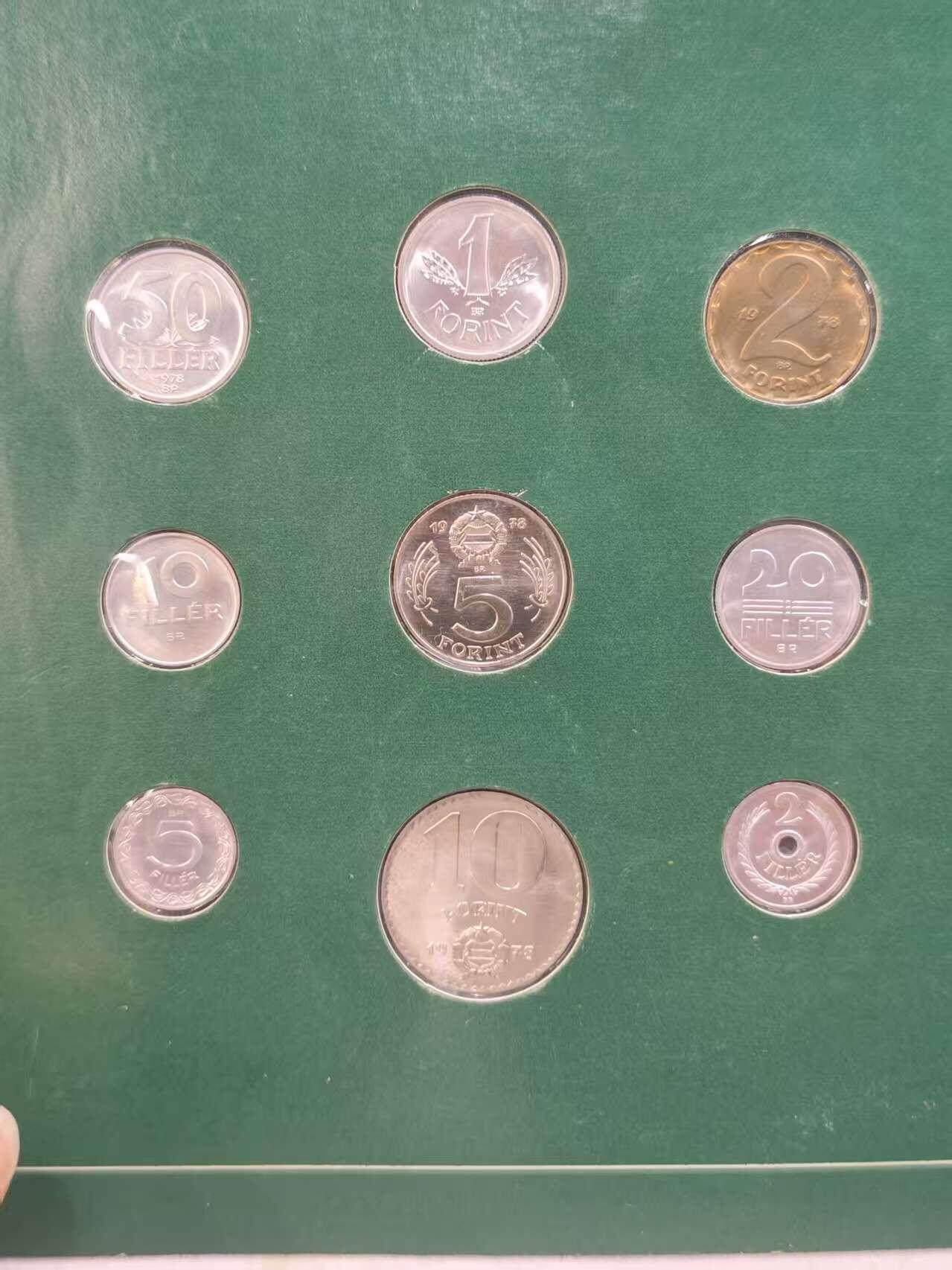 G&W世界散币，银币处理专场（第44场） 富兰克林-匈牙利9枚套