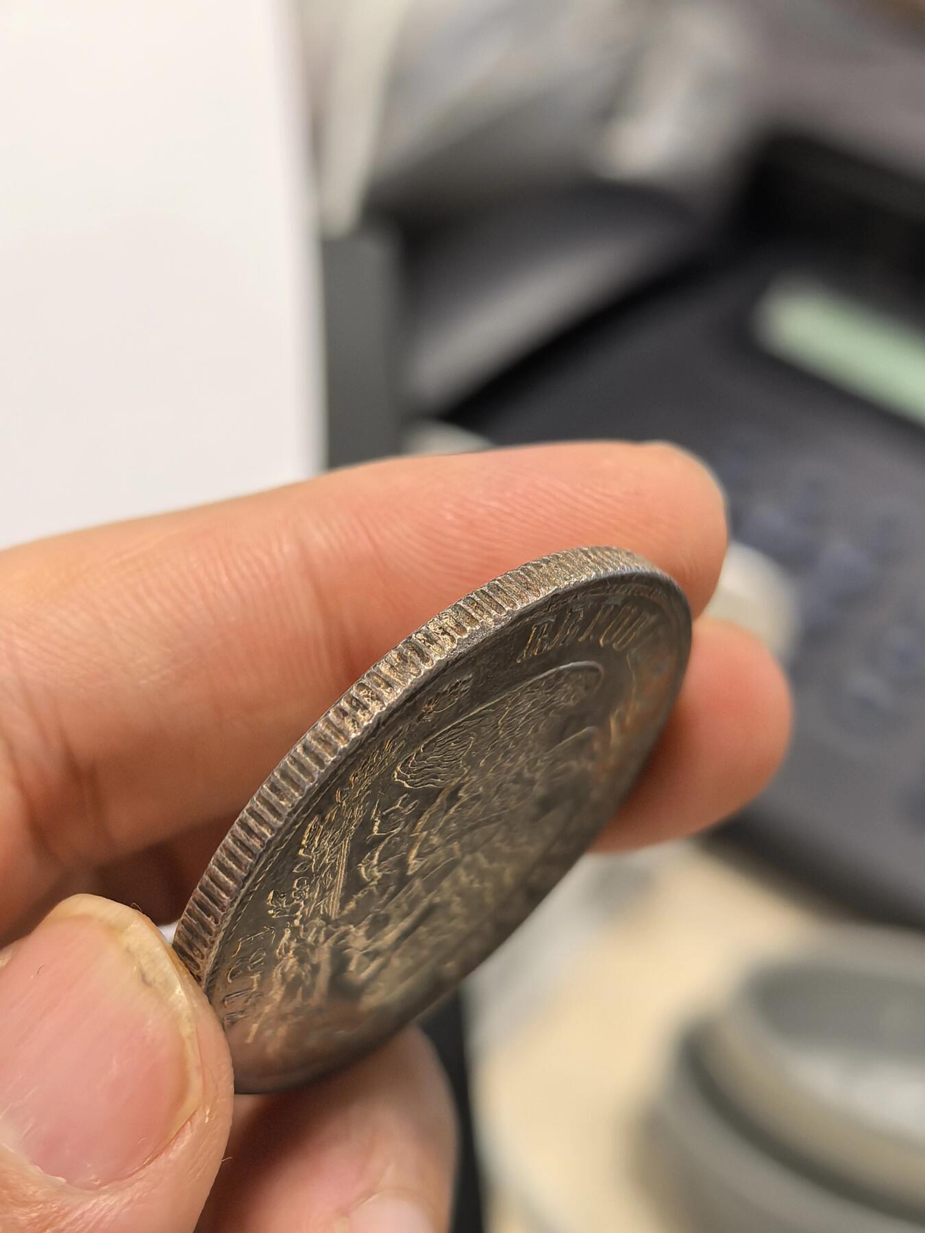 博洋堂世界钱币拍卖第158期（全场包邮） 墨西哥1872OA好版天平鹰洋 五彩全羽毛