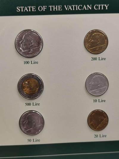 G&W世界散币，银币处理专场（第44场） - 富兰克林-梵蒂冈6枚套