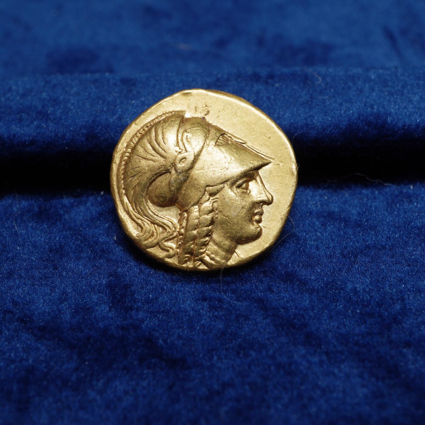 琋语集藏2026年02月欧洲古典打制币拍卖 古希腊马其顿王国亚历山大雅典娜和胜利女神金币