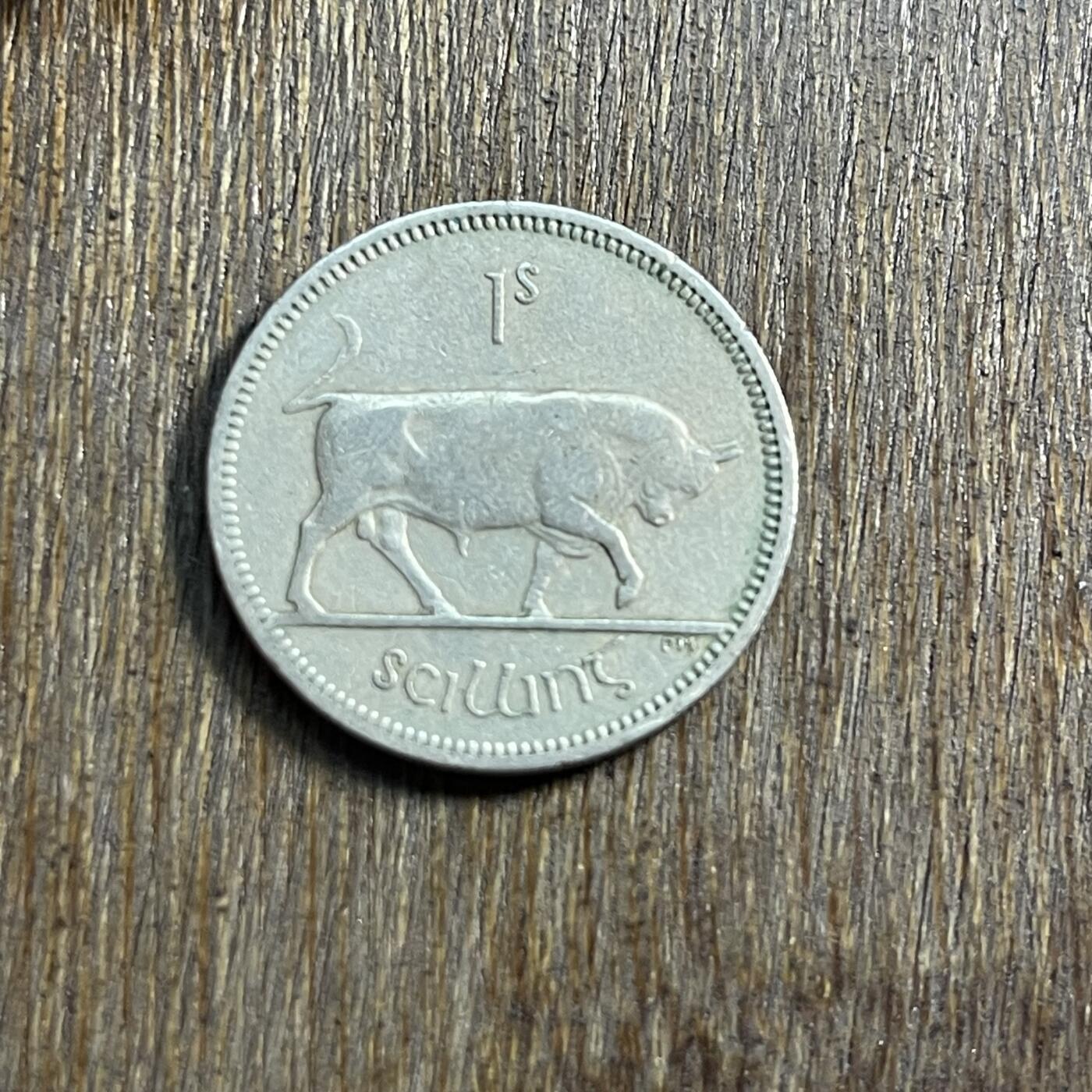 【春节前最后一拍，下一场3.3号】★第139场★散币场。不寄存，30包邮。不满30元，支付5元运费。《接受代拍 代送NGC评级》 13【无寄存】1966 爱尔兰 1先令 镍币