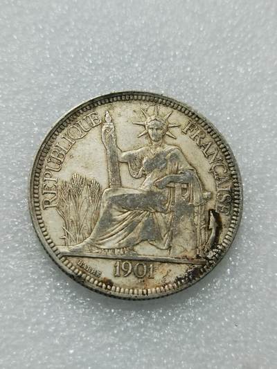 天下钱庄专场欢迎参拍 - 1901坐洋一元银币