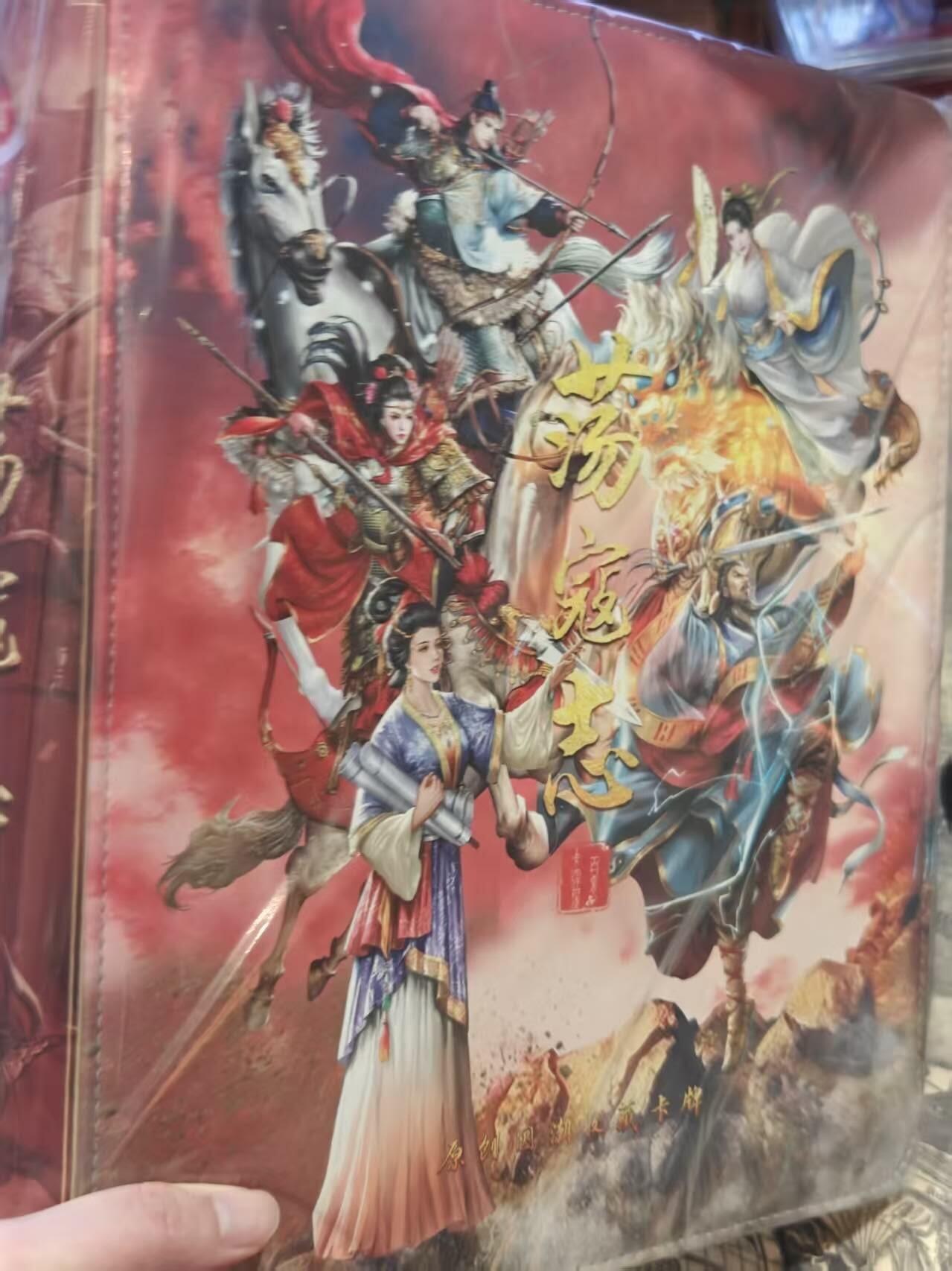 春节前倒数第三场！！龙虎卡牌-七三场（满200元包邮，无佣金，每周六结拍，欢迎送拍） 百里荡寇志九宫拉链卡册 (无卡页)