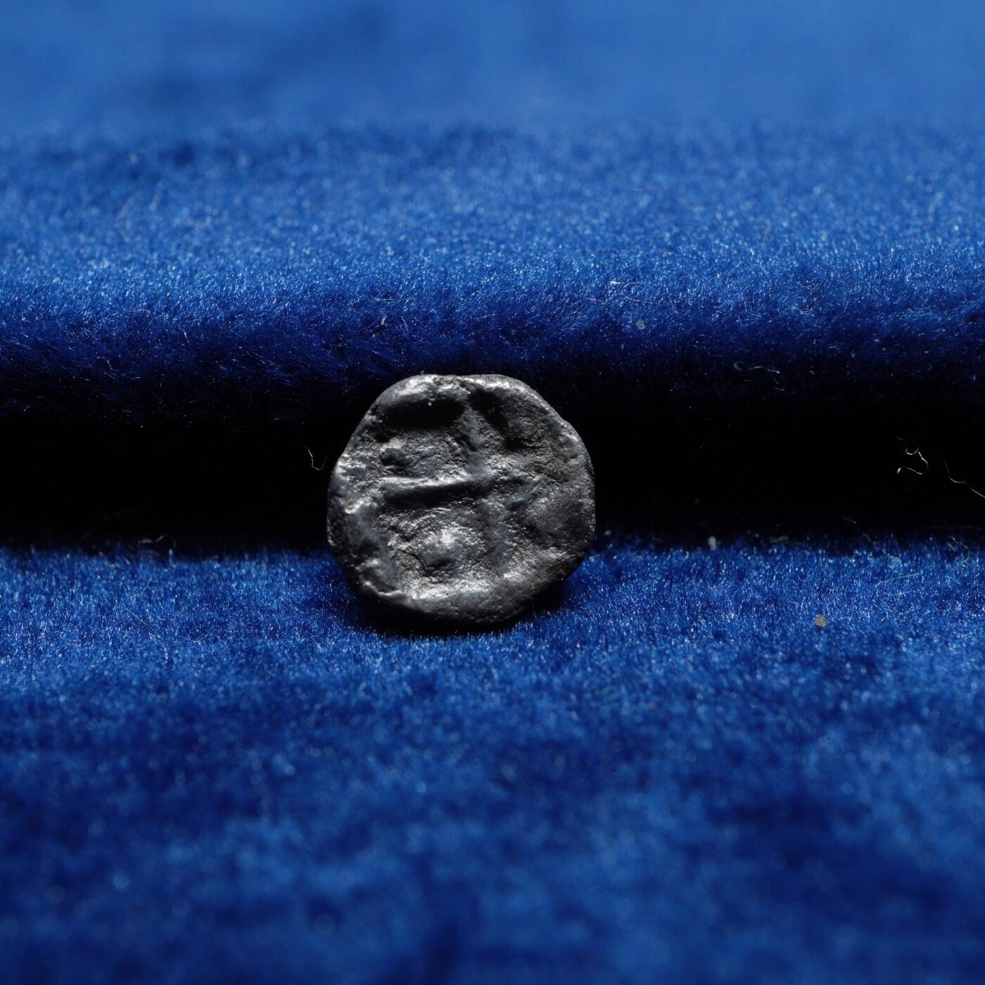 琋语集藏2026年02月欧洲古典打制币拍卖 古希腊阿提卡地区-雅典城车轮形状1/4奥波银币