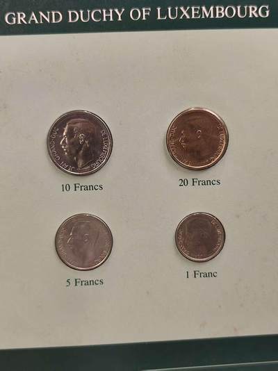 G&W世界散币，银币处理专场（第44场） - 富兰克林-卢森堡4枚套