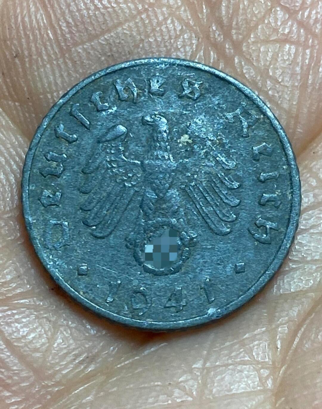 2026年第十三场(总第一百八十二场）外国好品散币场(免佣金) 德意志第三帝国1941年5芬尼(G标，卡尔斯鲁厄造)