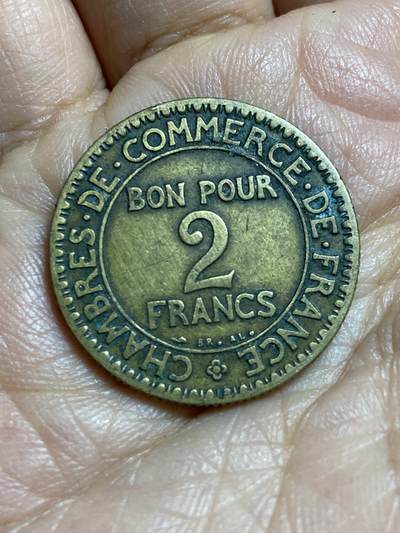 2026年第十四场(总第一百八十三场）外国好品散币场(免佣金) - 法兰西第三共和国1922年2法郎