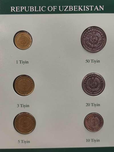 G&W世界散币，银币处理专场（第44场） - 富兰克林-乌兹别克6枚套