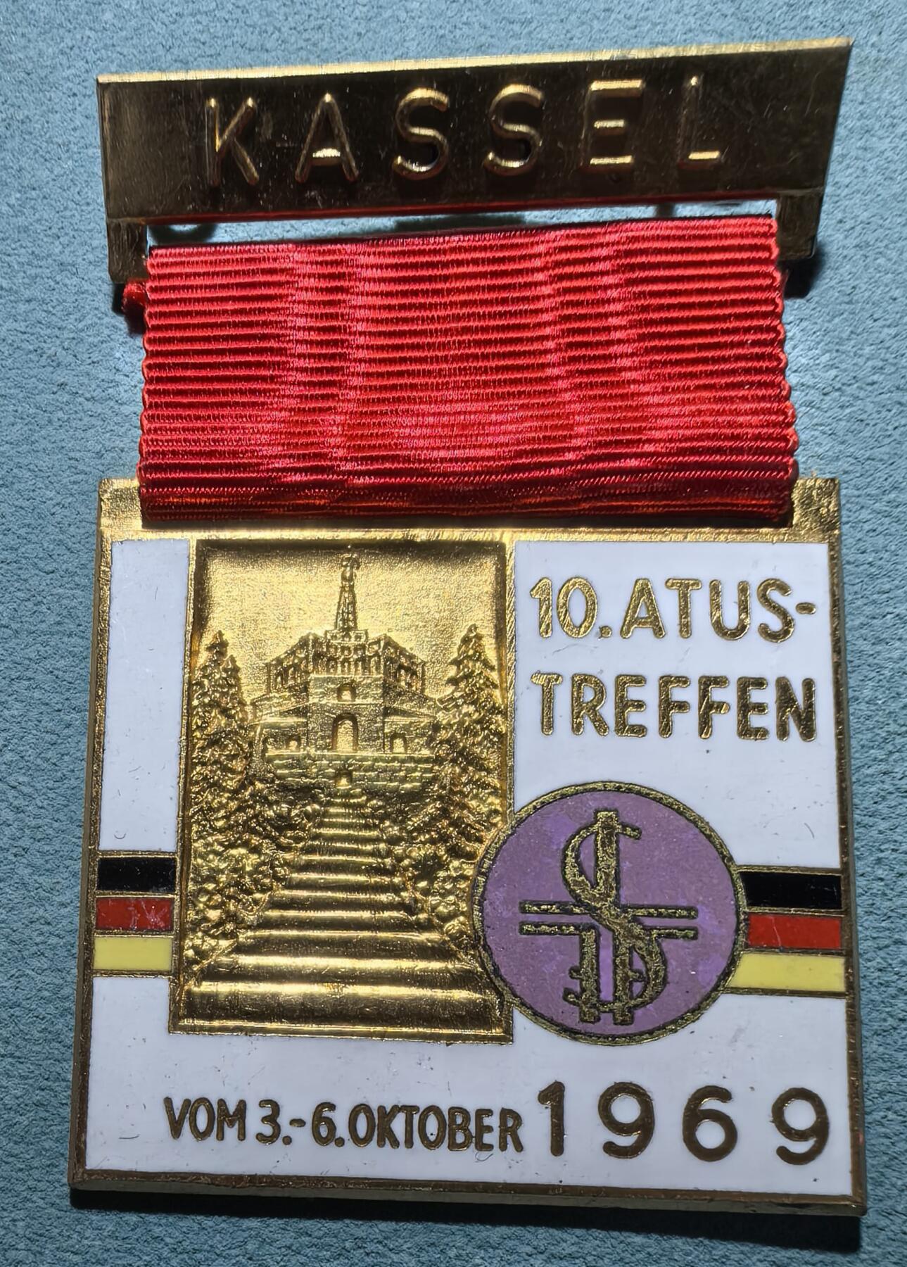 盛世勋华——号角文化勋章邮票专场拍卖第301期 德国（联邦）1969年教学与社会能力培训工作（ATUS）会议纪念证章 带厂标