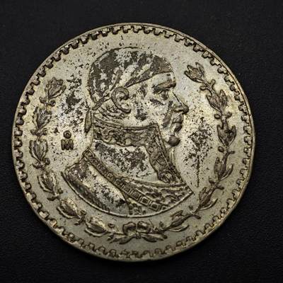 【淘币小摊】实时拍第八百五十三拍   散币银币场   满百包邮可预留二周 每周一统一发货   - 墨西哥1960年一比索低银币