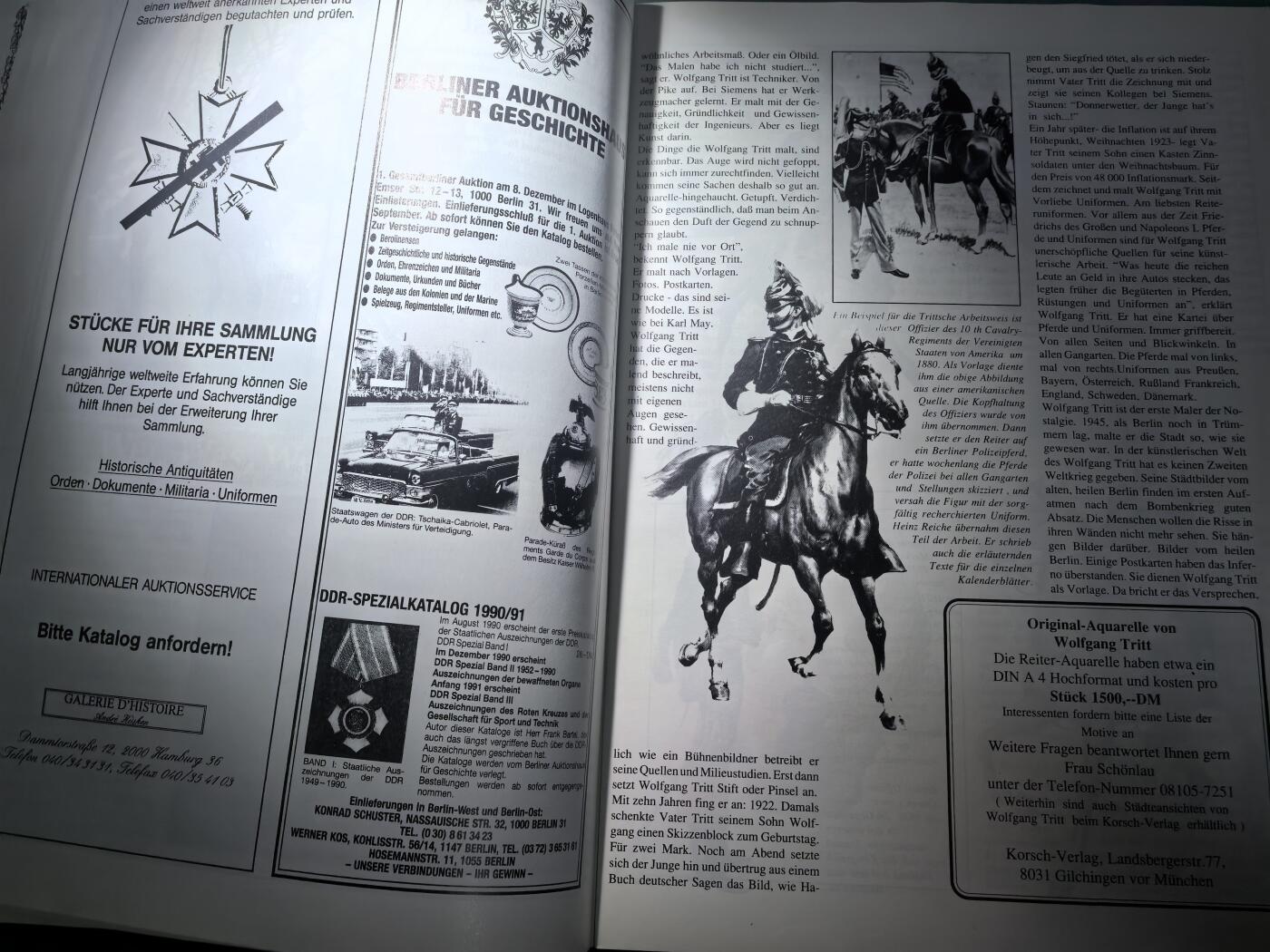 盛世勋华——号角文化勋章邮票专场拍卖第301期 德国出版 Militaria-Magazin杂志 总第61期 58页