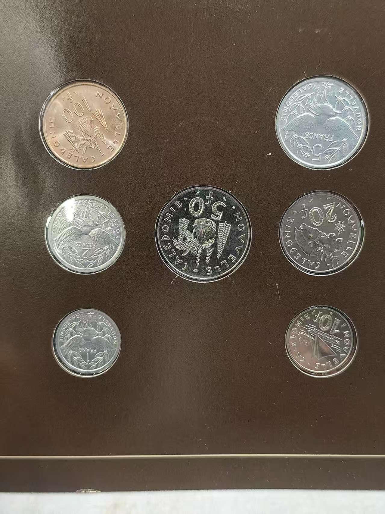 G&W世界散币，银币处理专场（第44场） 富兰克林-喀里多尼亚7枚套