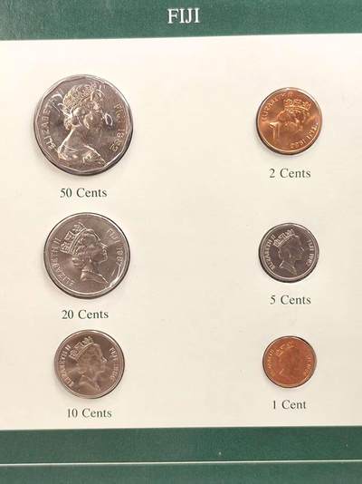 G&W世界散币，银币处理专场（第44场） - 富兰克林-斐济6枚套