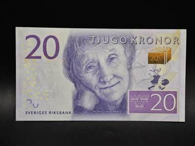 【淘币小摊】限时拍第八百五十二拍  无佣金福利纸币场  满百包邮可预留两周  周一统一发货  - 瑞典20克朗纸币【全新】