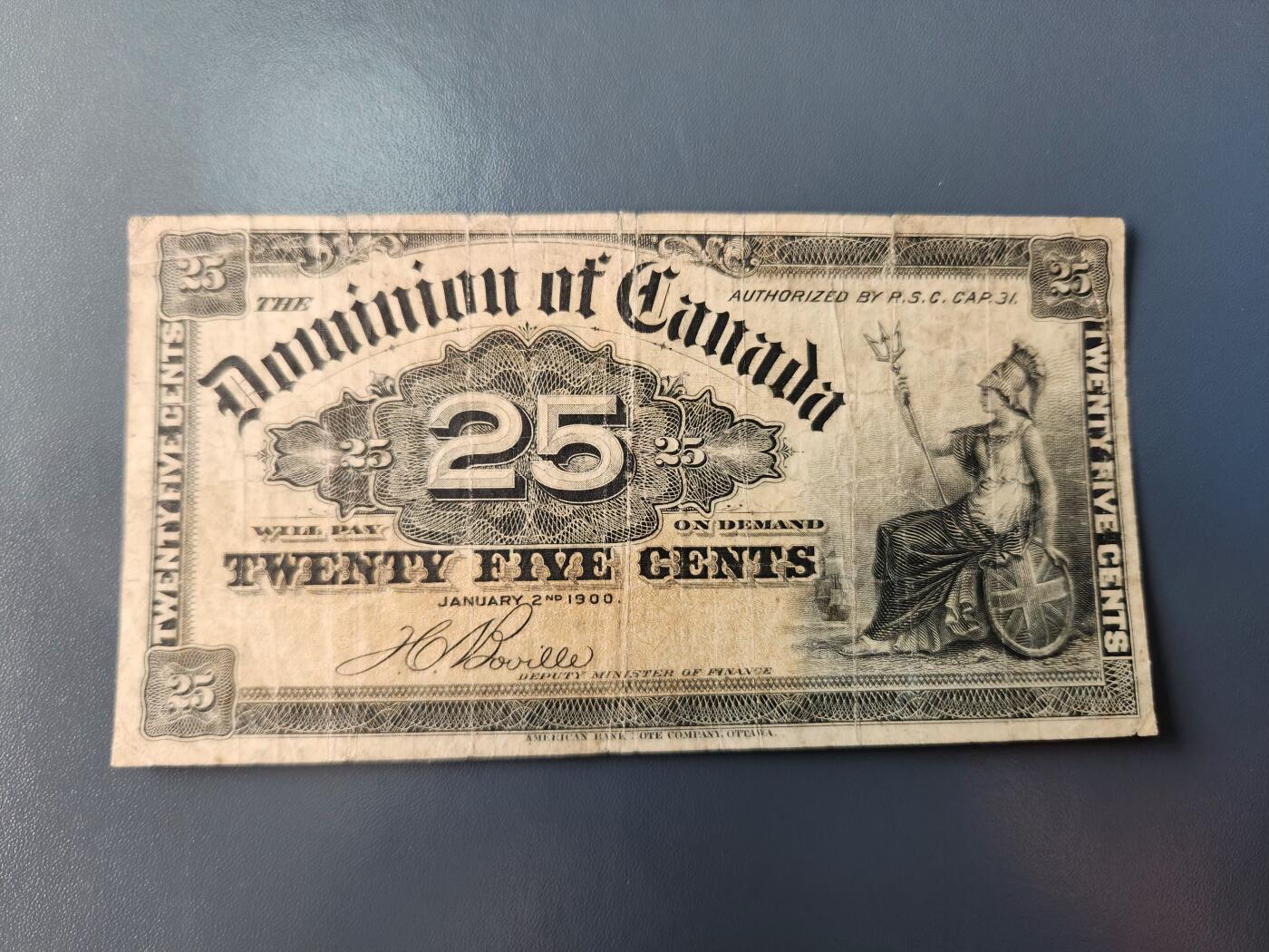 1月22号晚上8点 外国纸币自动截拍第11场 1900澳大利亚25原票旧品