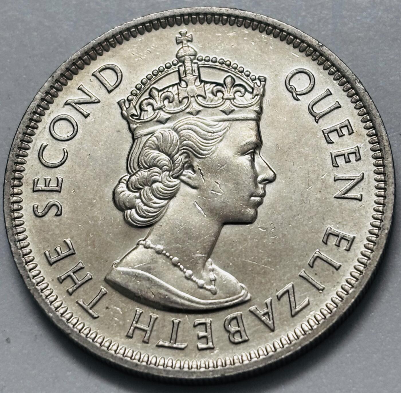 文馨钱币收藏 2026新年第四场（第 290 场）【长期接代拍品】 带光美品  1975 年英属香港大一元