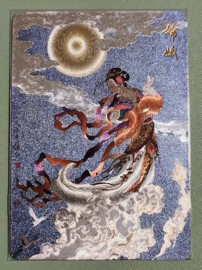 光影卡牌第29期，各家亲签，各家套卡，持续收拍品 - 九轩绝代芳华，项维仁嫦娥，粗闪限编