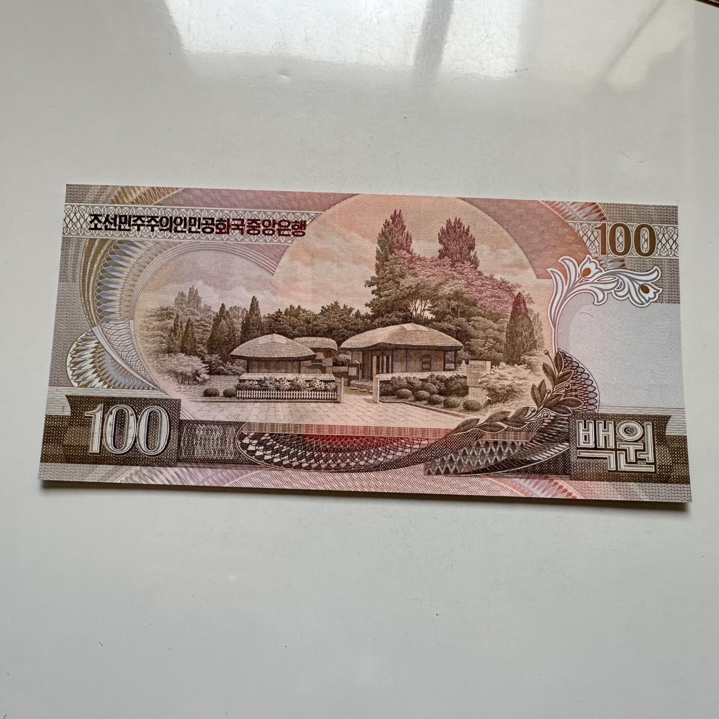 🌹外币初藏🌹🐯2026年第11场  每周二四六晚8️⃣点 接代拍 朝鲜1992年金日成诞辰95周年¥100纪念钞