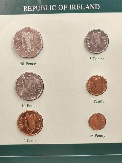 G&W世界散币，银币处理专场（第44场） - 富兰克林-爱尔兰6枚套