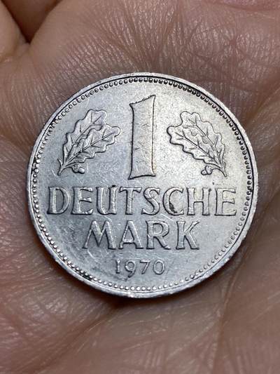 2026年第十三场(总第一百八十二场）外国好品散币场(免佣金) - 德国🇩🇪1970年1马克(G标，卡尔斯鲁厄造)