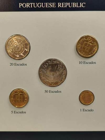 G&W世界散币，银币处理专场（第44场） - 富兰克林-葡萄牙5枚套