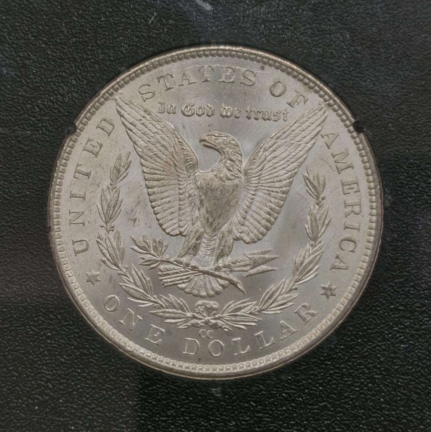 博洋堂世界钱币拍卖第158期（全场包邮） NGC MS65 美国1883 CC 摩根 卡森厂 GSA大封装 高分难得