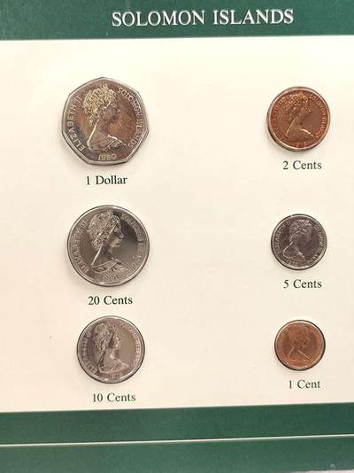 G&W世界散币，银币处理专场（第44场） - 富兰克林-所罗门6枚套