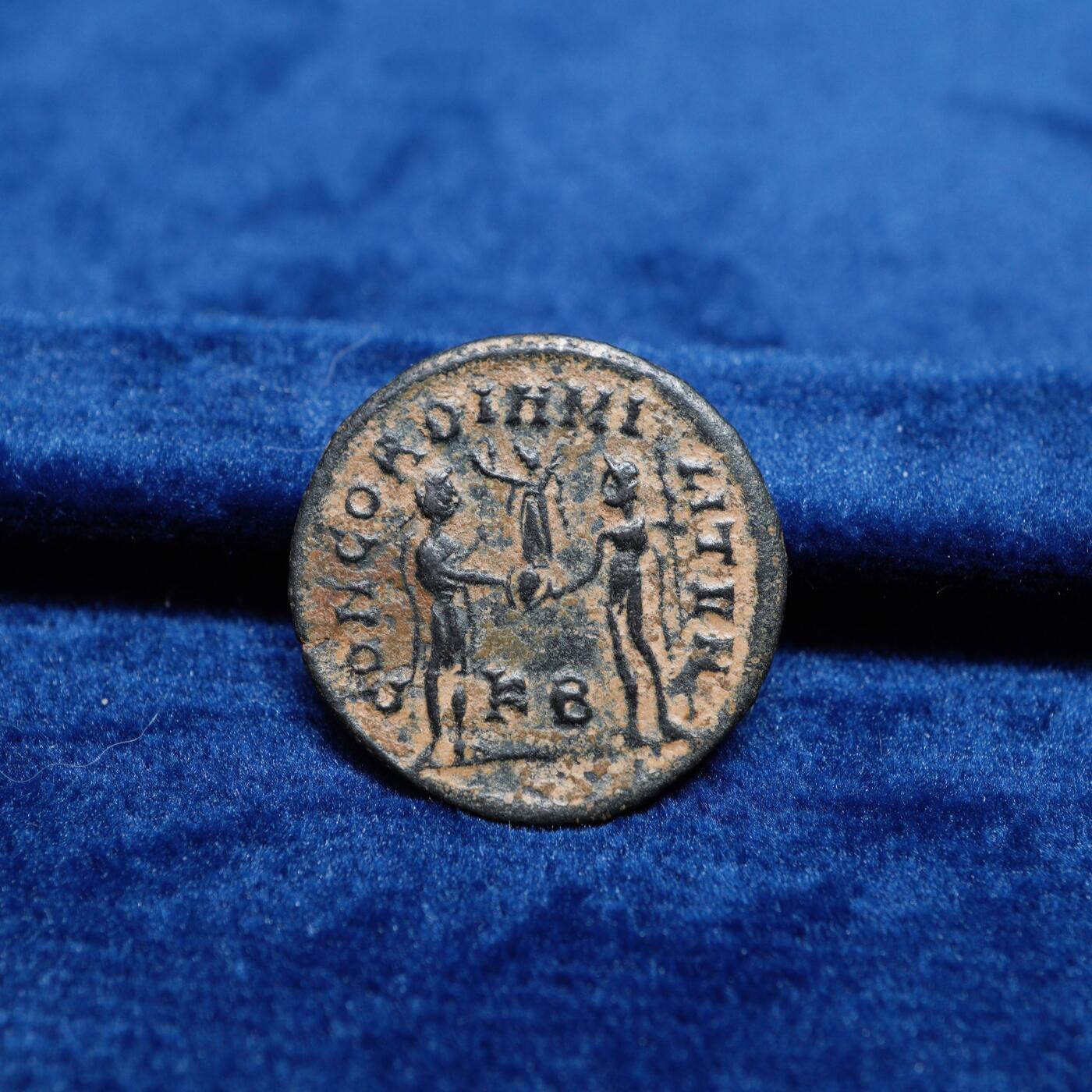 琋语集藏2026年02月欧洲古典打制币拍卖 古罗马帝国-君士坦提乌斯一世铜币