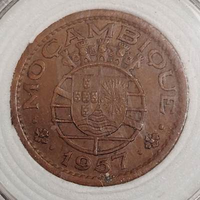 布加迪🐬～世界钱币(上海)🌾第 271 期 /  各国套币和散币 - 葡属莫桑比克🇲🇿 1957年 50分