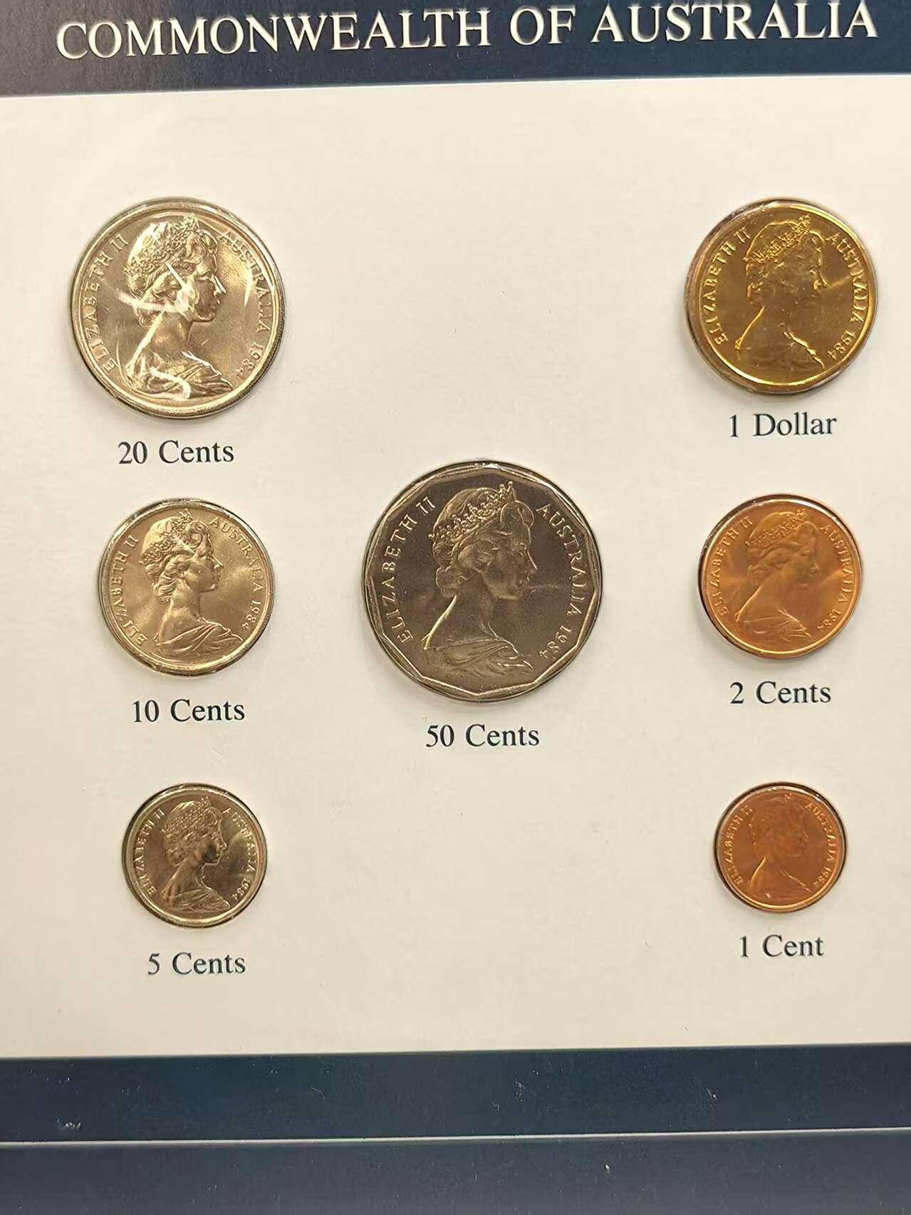 G&W世界散币，银币处理专场（第44场） 富兰克林-澳大利亚7枚套