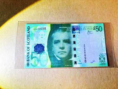 【Blue Auction】世界纸币精拍第778期——18级TOP拍卖/信誉/品质/专业/高效💫 - 苏格兰 2011年50镑 UNC-