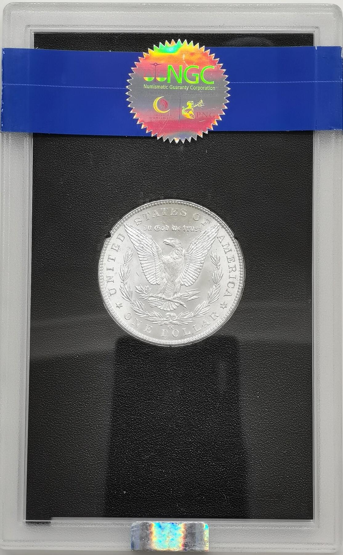 博洋堂世界钱币拍卖第158期（全场包邮） NGC MS65 美国1883 CC 摩根 卡森厂 GSA大封装 高分难得