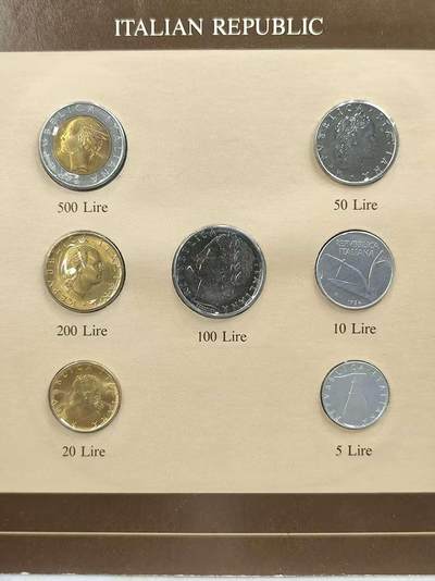 G&W世界散币，银币处理专场（第44场） - 富兰克林-意大利7枚套