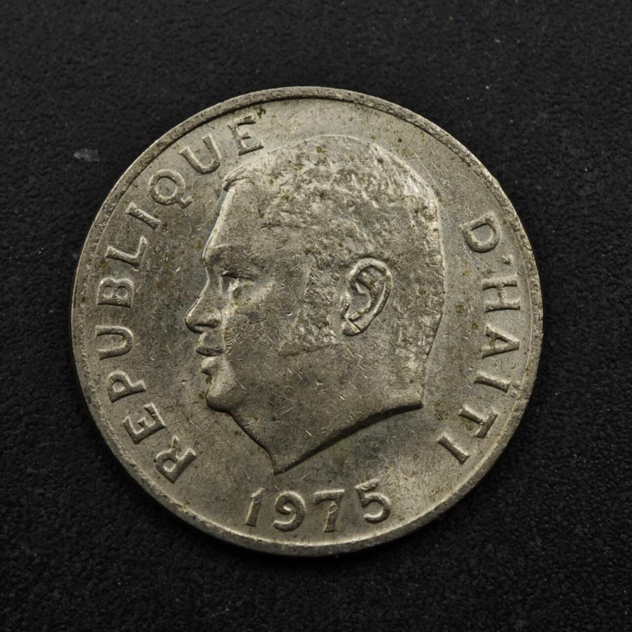 【淘币小摊】实时拍第八百五十三拍   散币银币场   满百包邮可预留二周 每周一统一发货   海地1975年5份fao纪念币