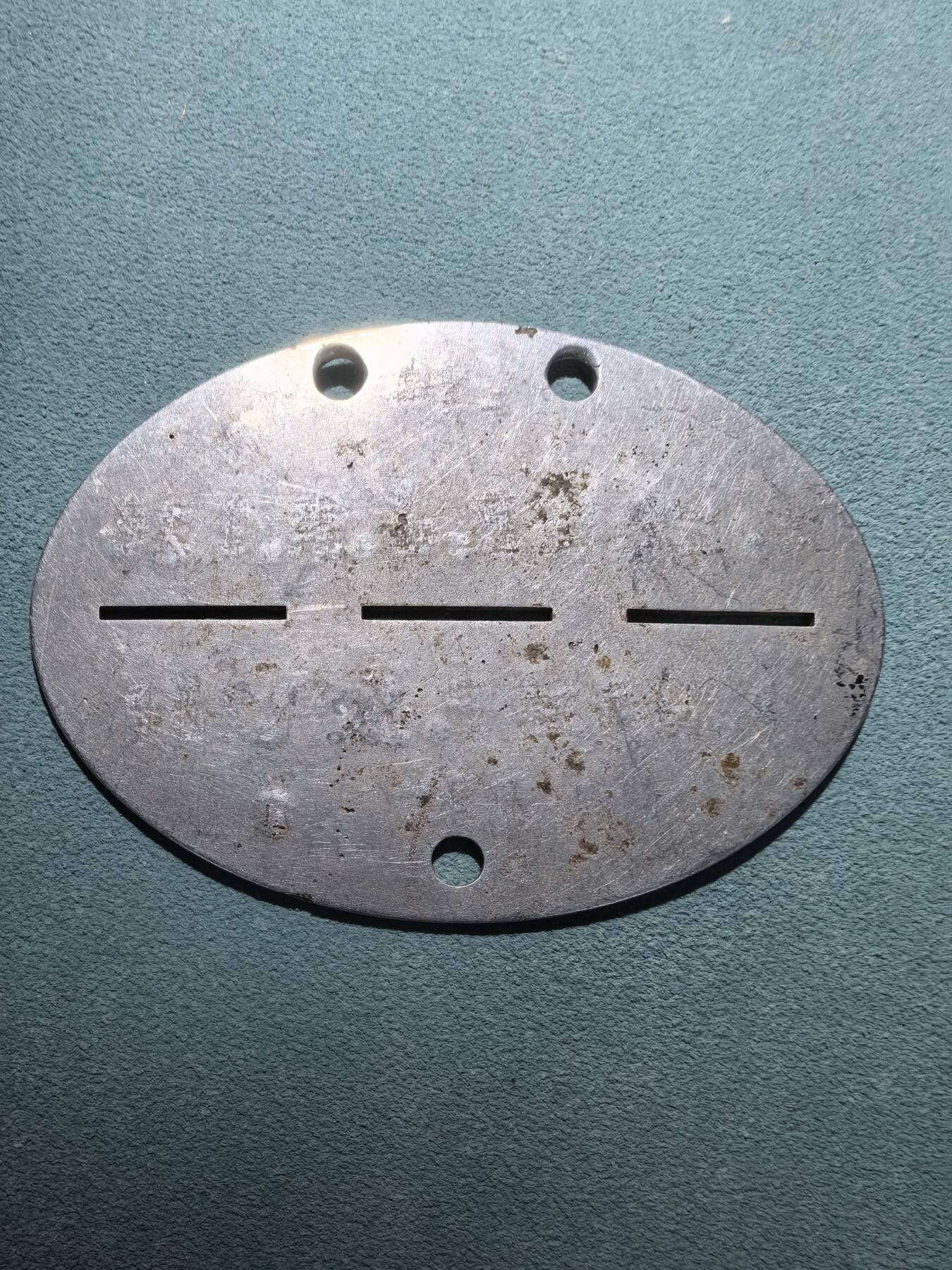 盛世勋华——号角文化勋章邮票专场拍卖第301期 德国（1939）陆军士兵身份牌 第238猎兵团第4连