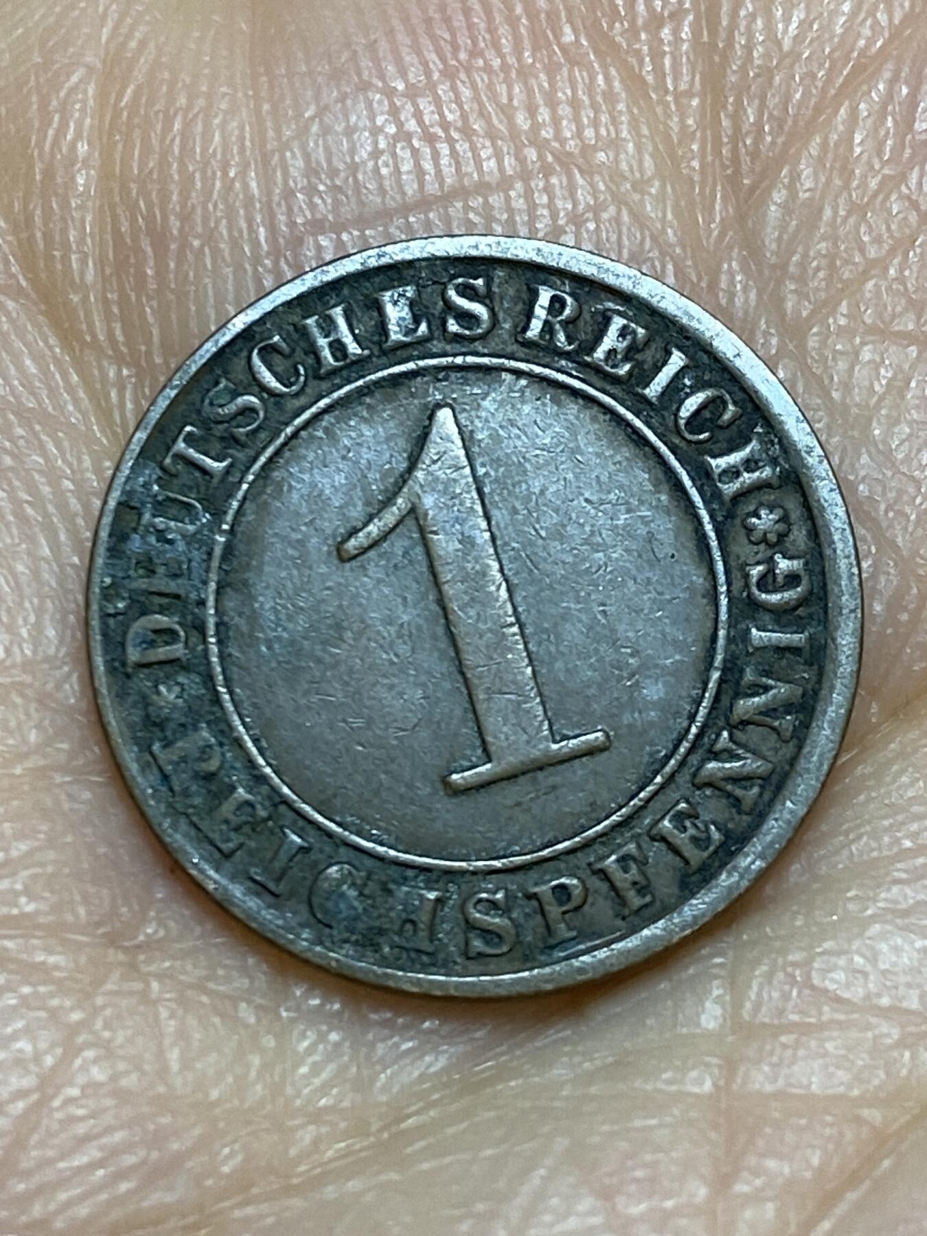 2026年第十三场(总第一百八十二场）外国好品散币场(免佣金) 德意志魏玛共和国1925年1芬尼(J标，汉堡造)