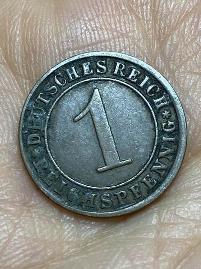 2026年第十三场(总第一百八十二场）外国好品散币场(免佣金) - 德意志魏玛共和国1925年1芬尼(J标，汉堡造)