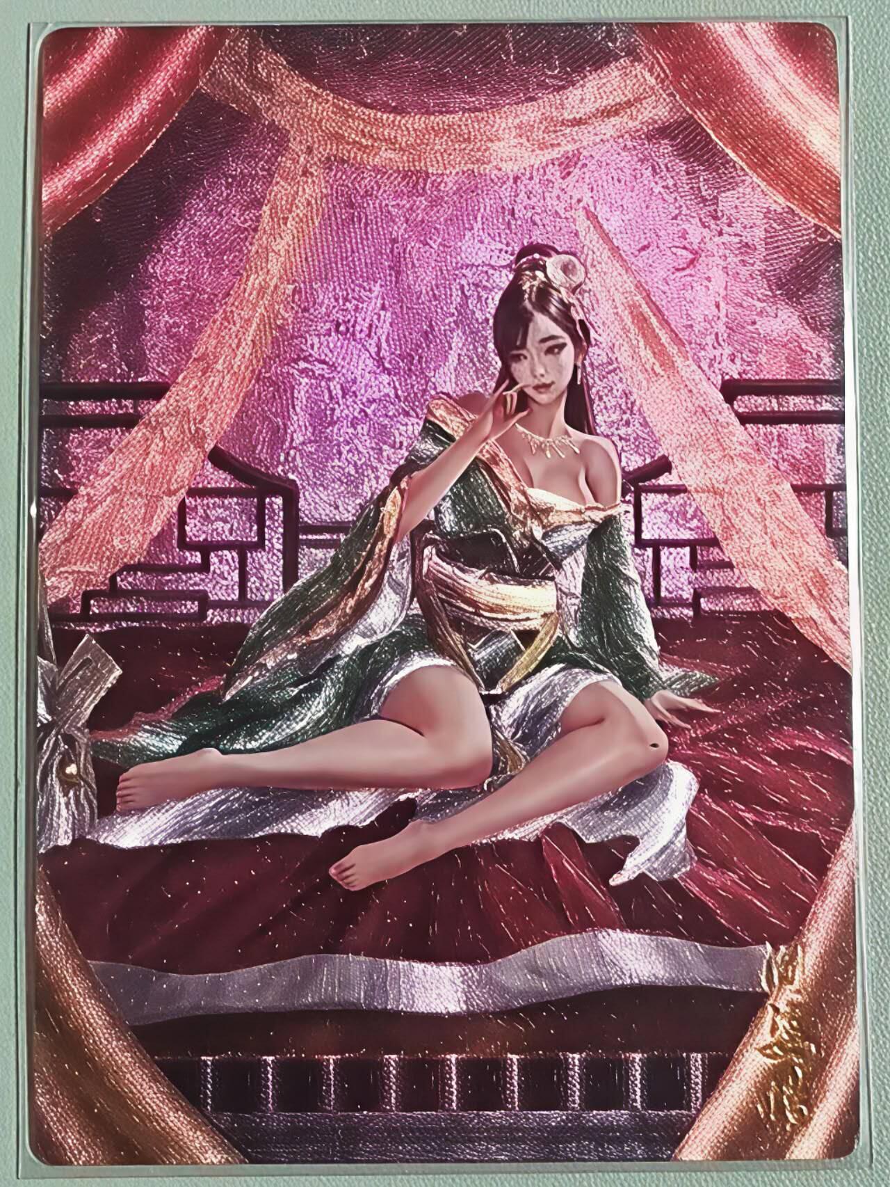 光影卡牌第29期，各家亲签，各家套卡，持续收拍品 豪卡周千策水浒特卡，潘巧云＋潘金莲＋闫婆惜＋贾夫人＋高衙内，粗闪工艺