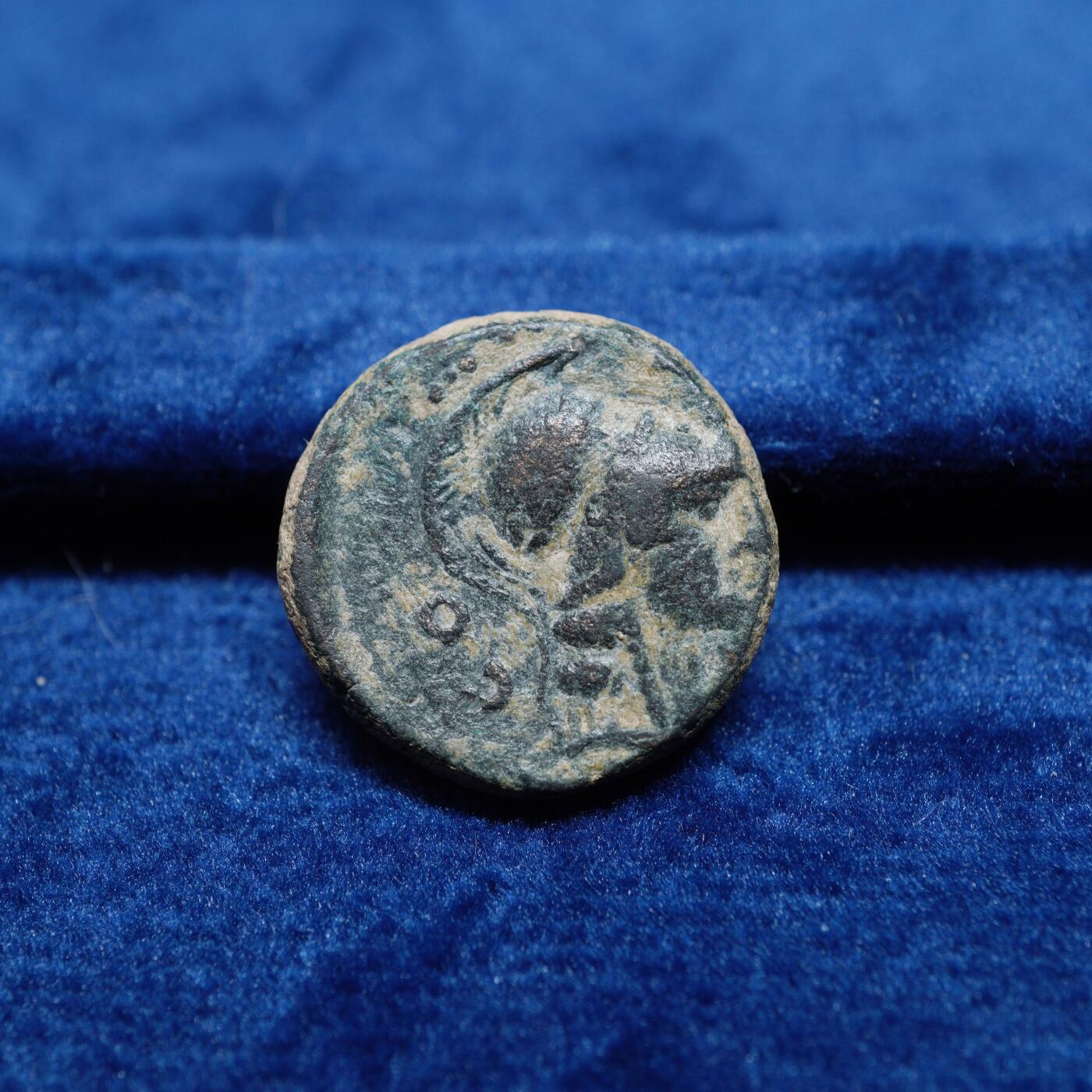 琋语集藏2026年02月欧洲古典打制币拍卖 古罗马吕卡奥尼亚行省-安敦尼与雅典娜铜币