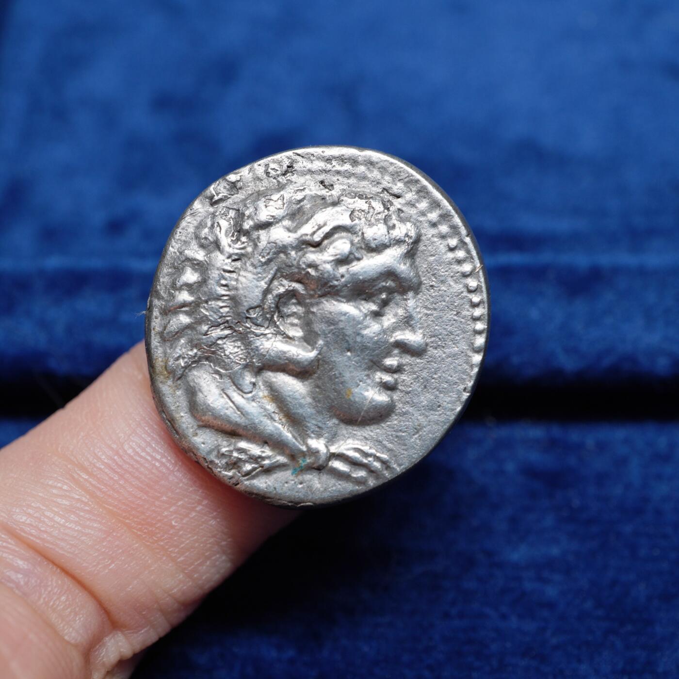 琋语集藏2026年02月欧洲古典打制币拍卖 古希腊马其顿王国大力神赫拉克勒斯4德银币