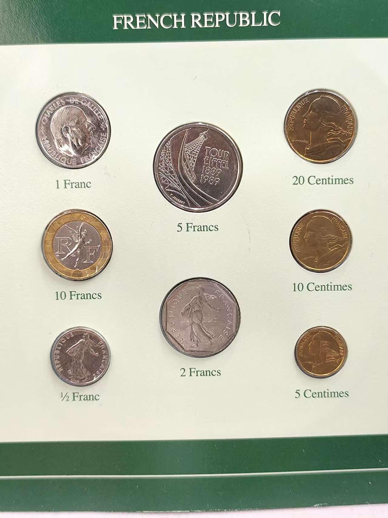 G&W世界散币，银币处理专场（第44场） 富兰克林-法国8枚套