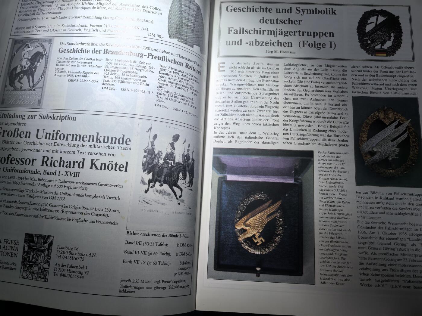 盛世勋华——号角文化勋章邮票专场拍卖第301期 德国出版 Militaria-Magazin杂志 总第61期 58页