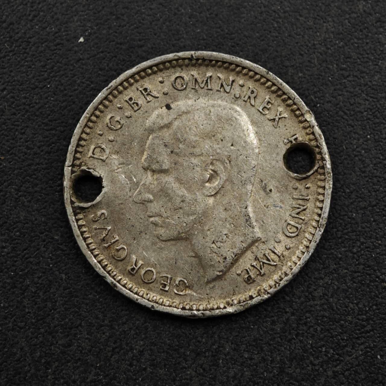 【淘币小摊】实时拍第八百五十三拍   散币银币场   满百包邮可预留二周 每周一统一发货   澳大利亚1943年乔治六世3便士银币