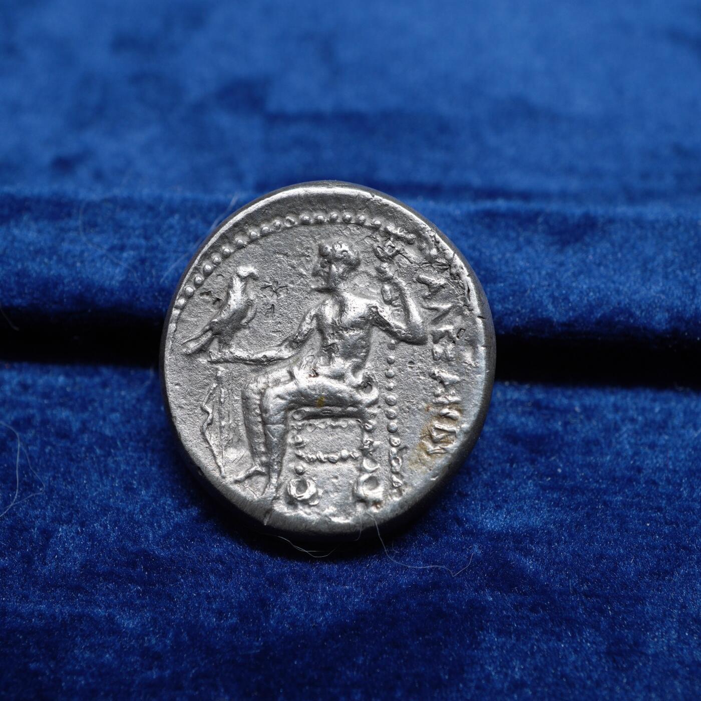 琋语集藏2026年02月欧洲古典打制币拍卖 古希腊马其顿王国大力神赫拉克勒斯4德银币